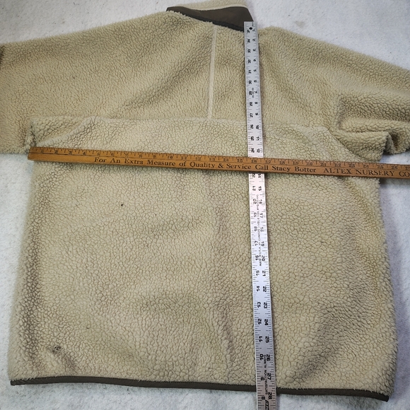 Patagonia Retro X Fleece Jacket Mens XL Natural Mushroom Deep Pile 23055 F8 - Picture 9 of 16